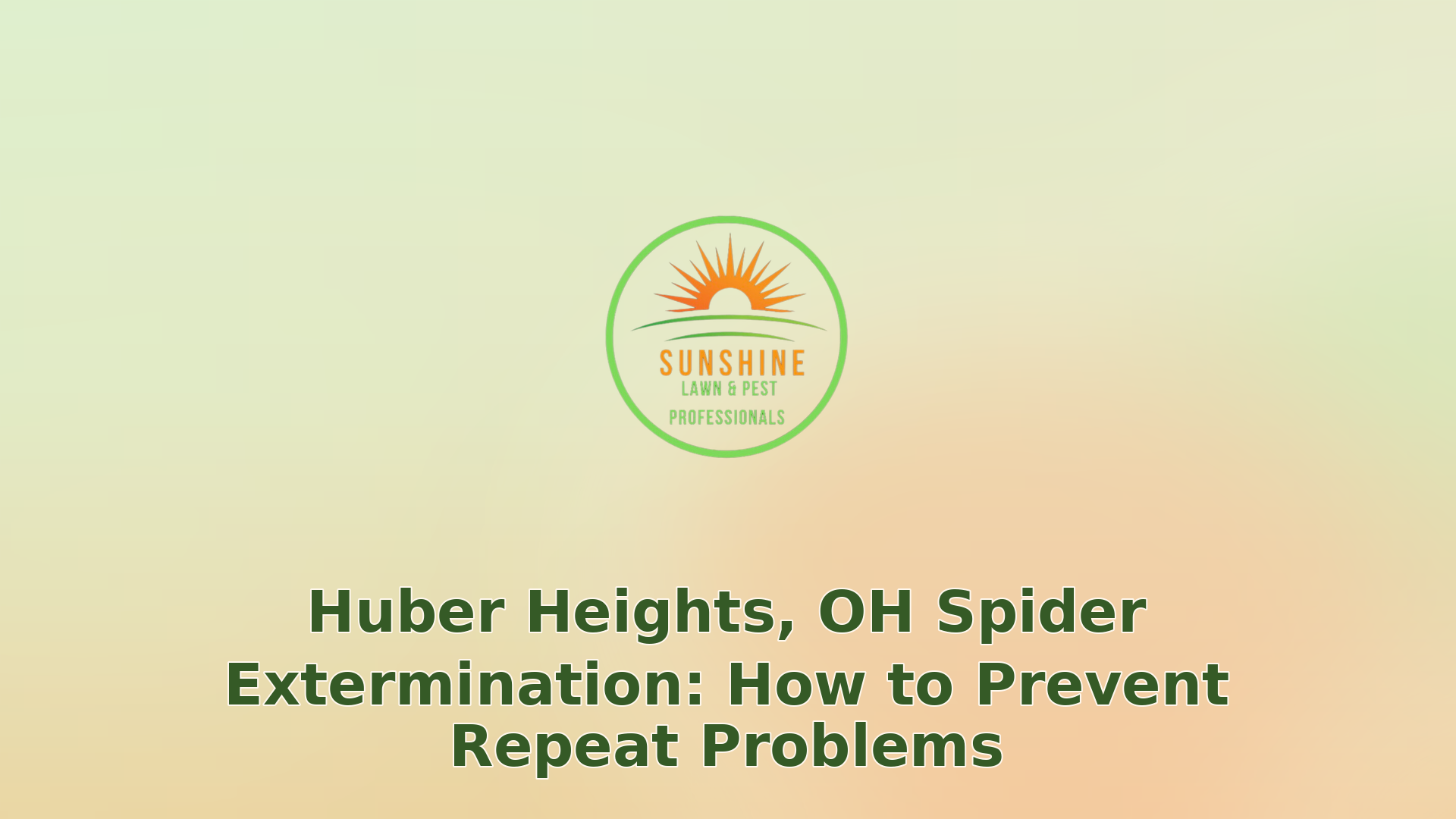 004 huber heights oh spider extermination how to prevent repeat problems