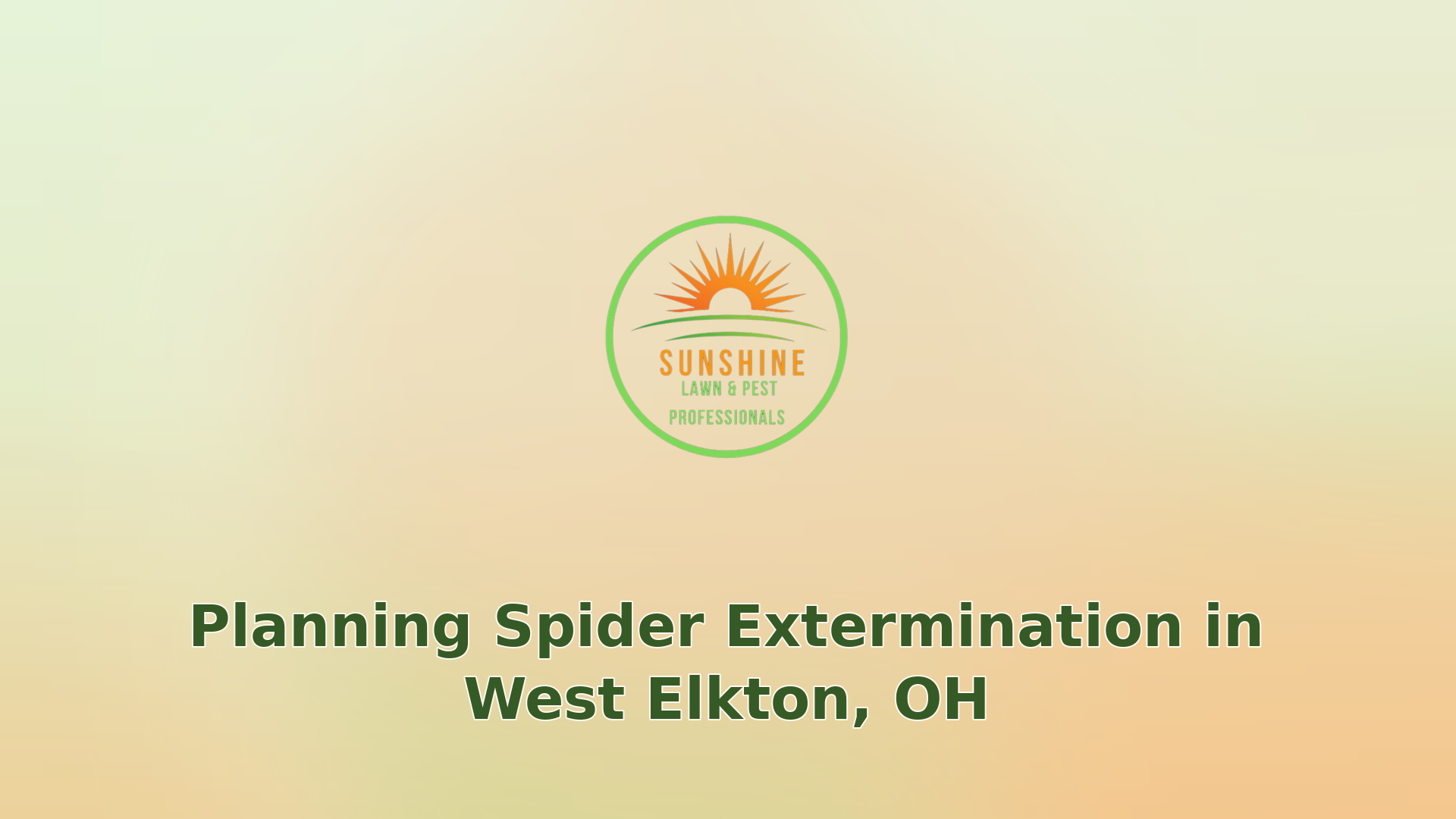 017 planning spider extermination in west elkton oh