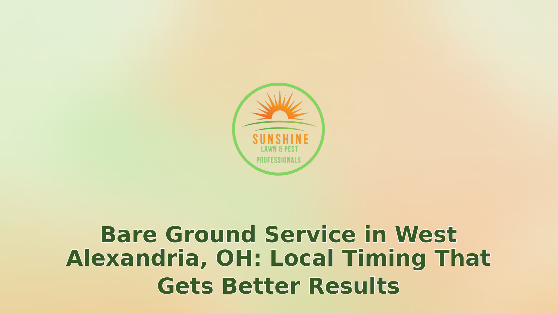 Bare Ground Service in West Alexandria, OH: Local Timing That Gets ...
